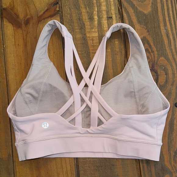 Lululemon Light Pink ENERGY BRA SIZE 6 GREAT CONDITION! - Picture 3 of 5